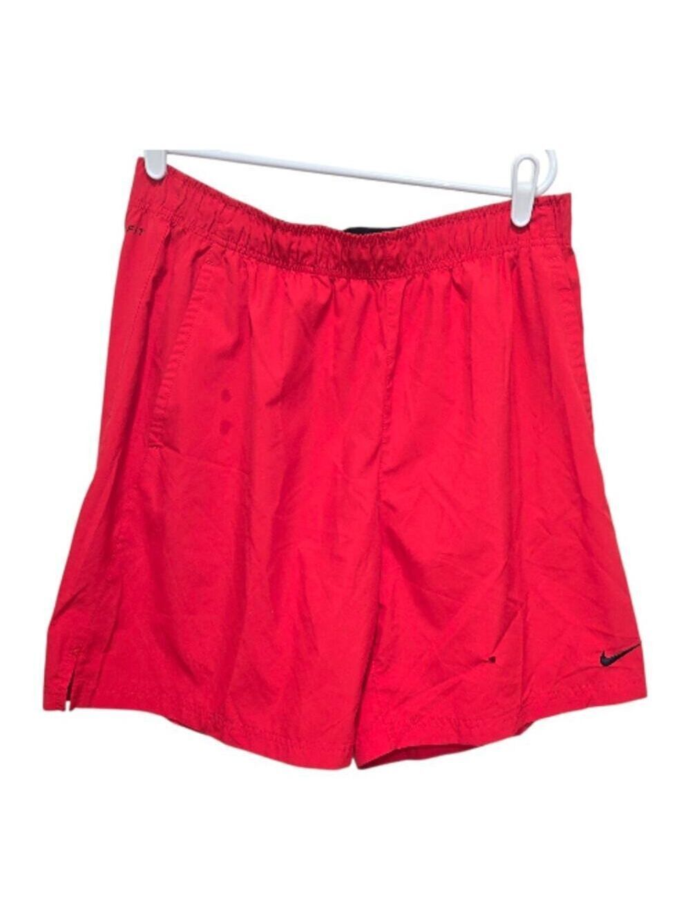 Nike Dri-FIT Red Athletic Training Shorts Men's XL